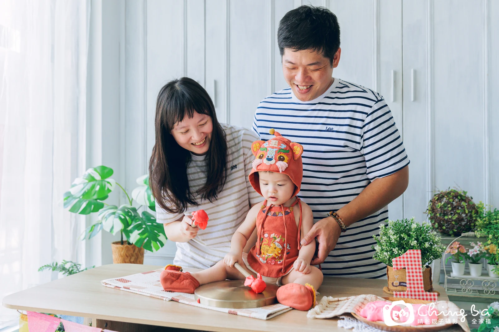 小寯的抓周時光——晴爸親子攝影