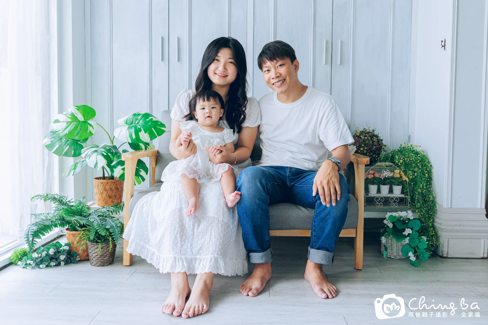 萱萱 11 個月寶貝 台中小家庭抓周紀念照｜晴爸親子攝影