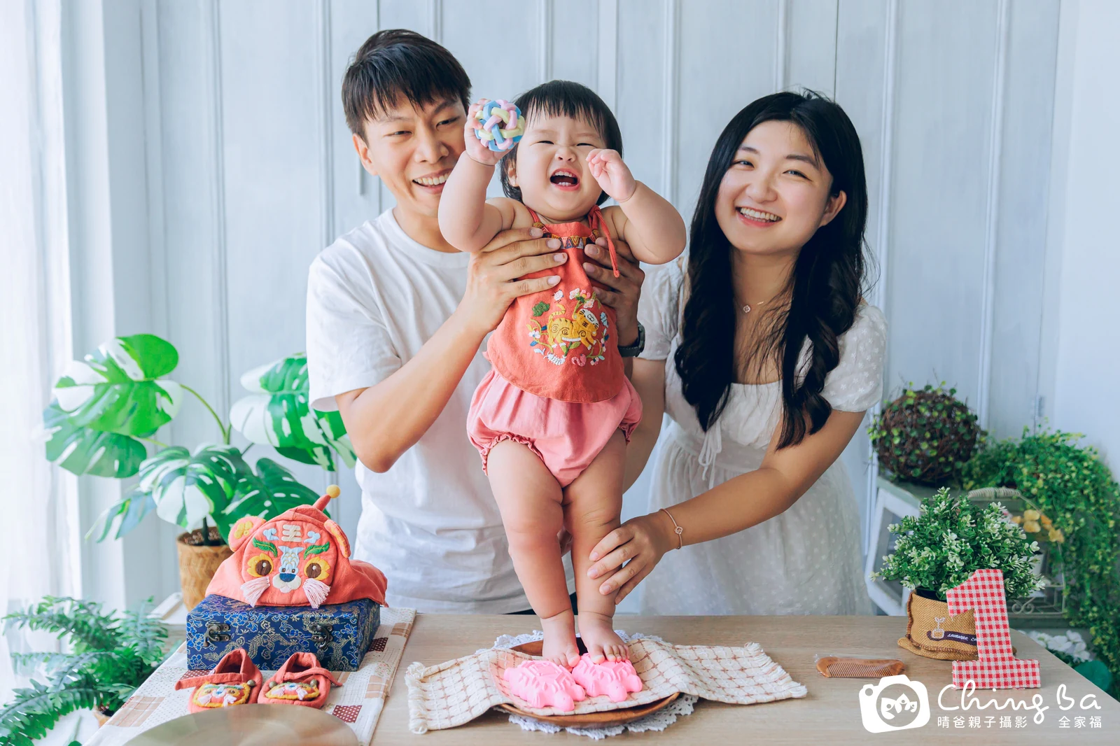 萱萱的抓周時光——晴爸親子攝影