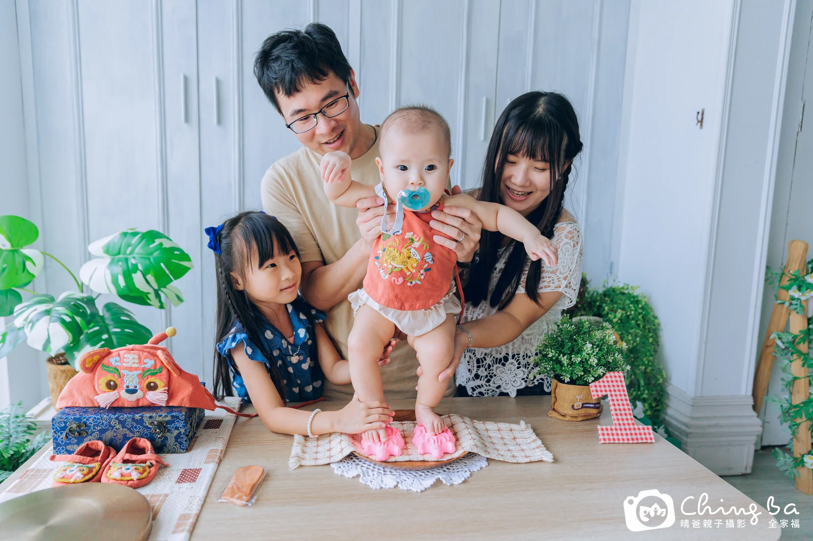 嘟嘟的抓周時光——晴爸親子攝影