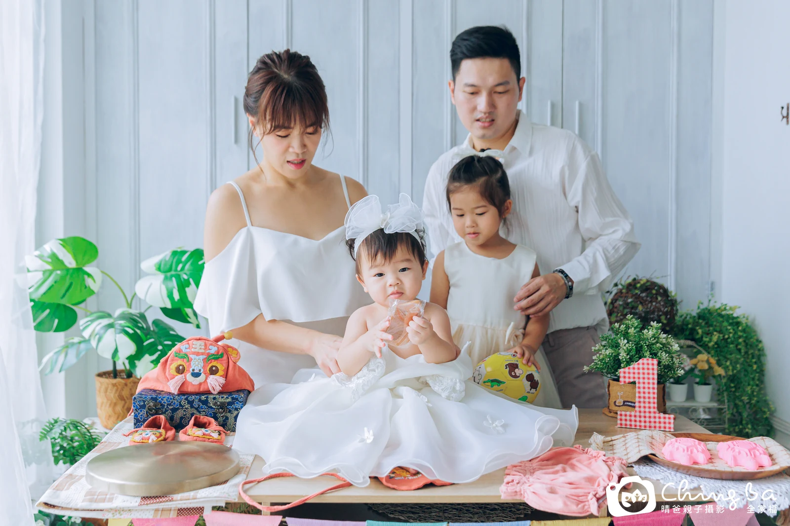 Yuna的抓周時光——晴爸親子攝影