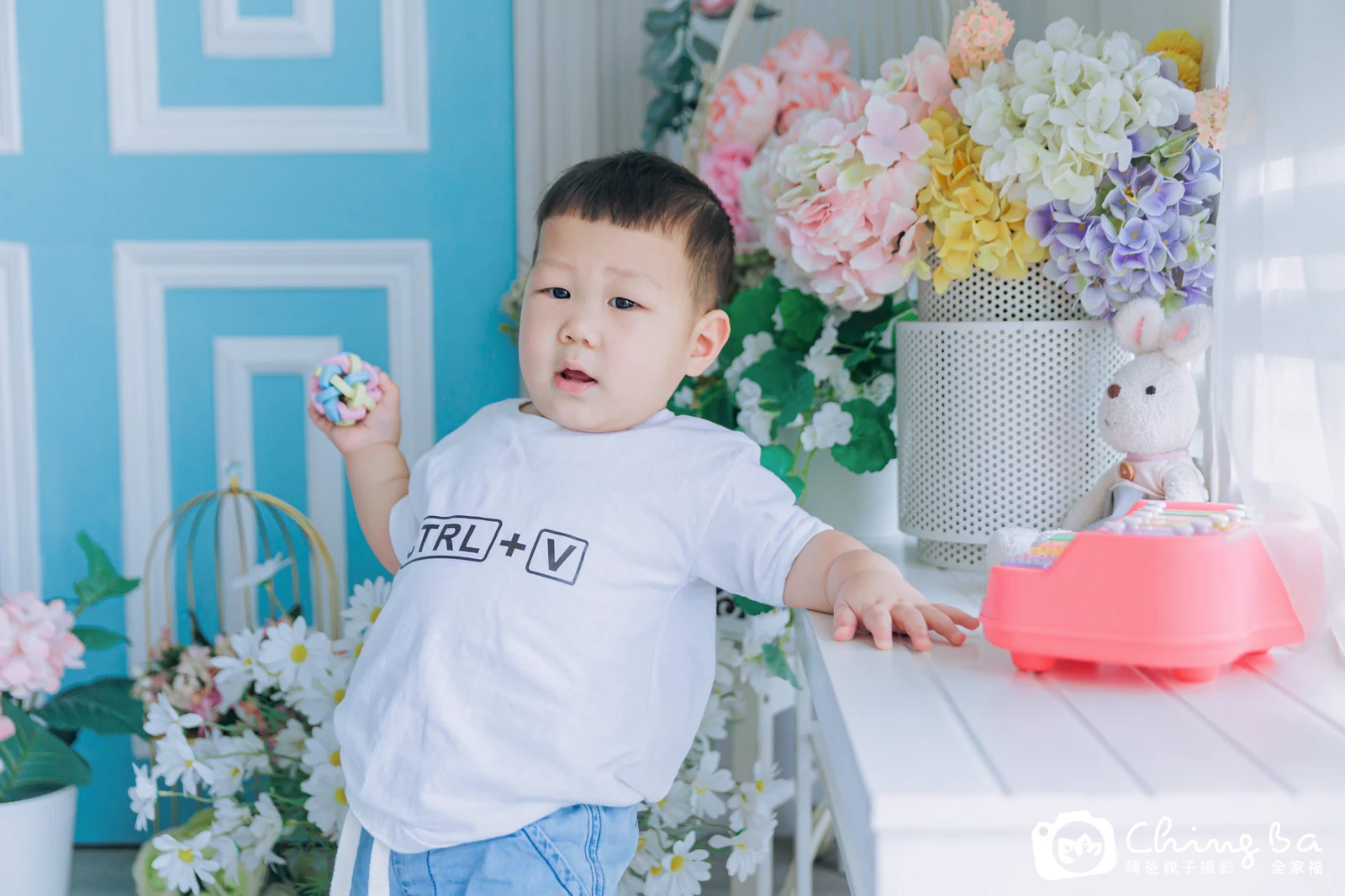 胖弟的抓周時光——晴爸親子攝影