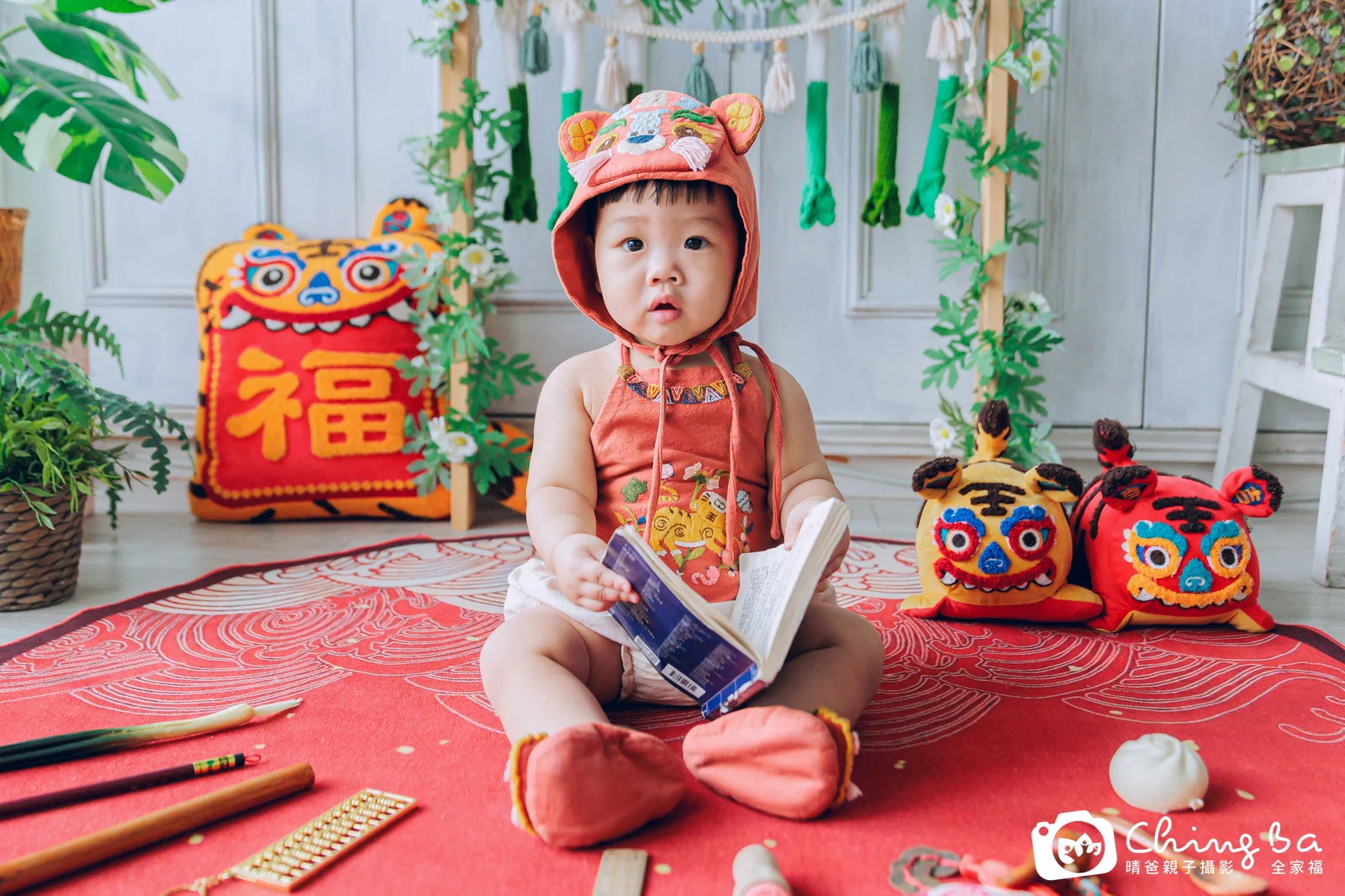 Q比的抓周時光——晴爸親子攝影