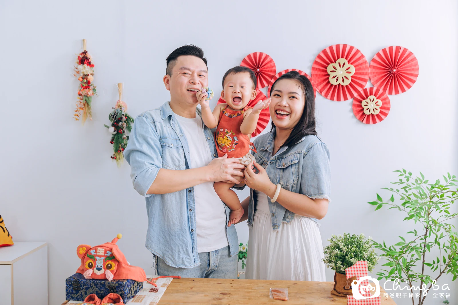 澄澄的抓周時光——晴爸親子攝影