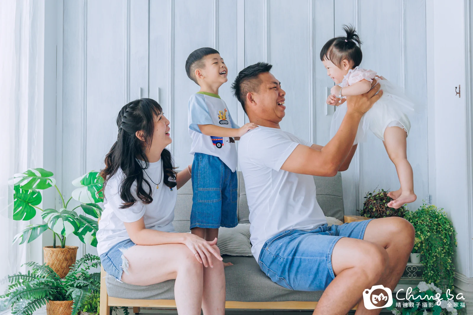 鈞 約 1 歲寶貝 台中小家庭抓周紀念照｜晴爸親子攝影