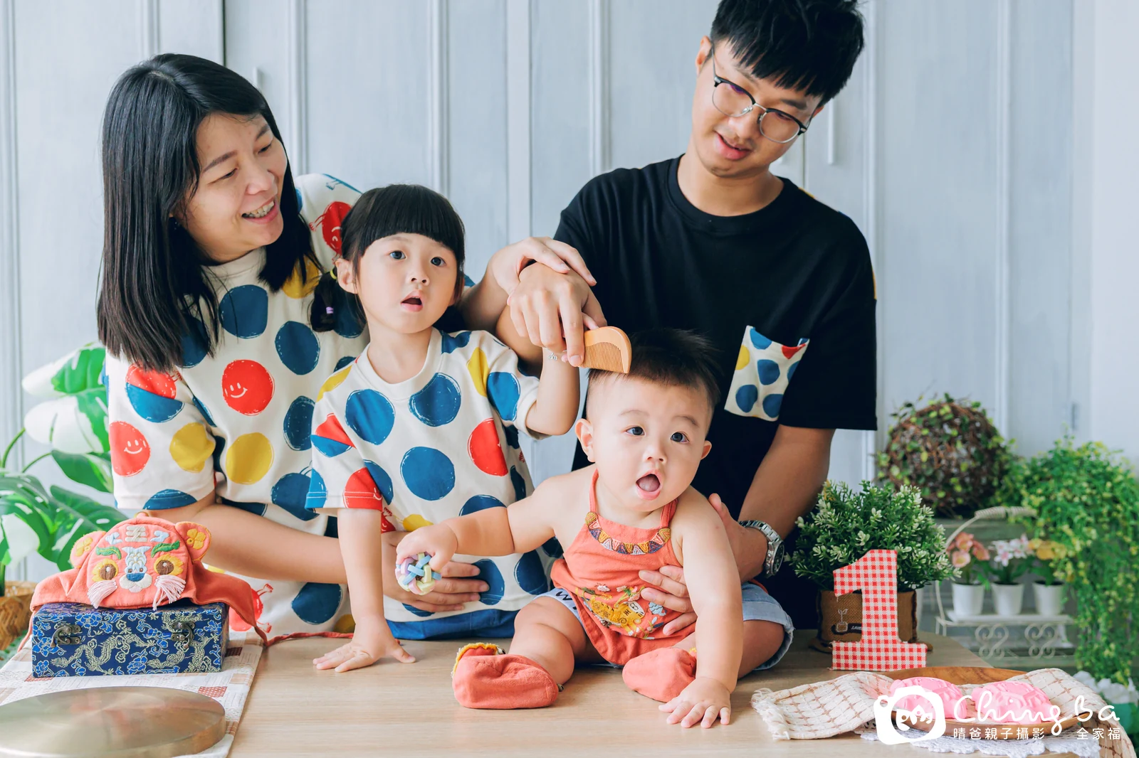 迪迪的抓周時光——晴爸親子攝影