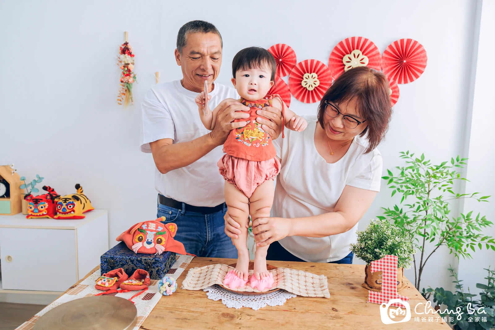 紜紜的抓周時光——晴爸親子攝影