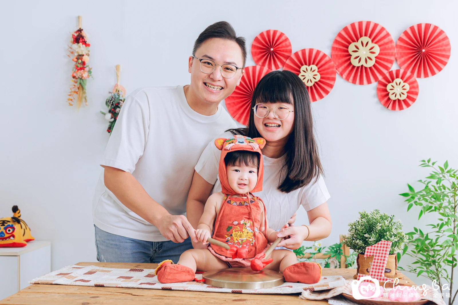 紜紜的抓周時光——晴爸親子攝影