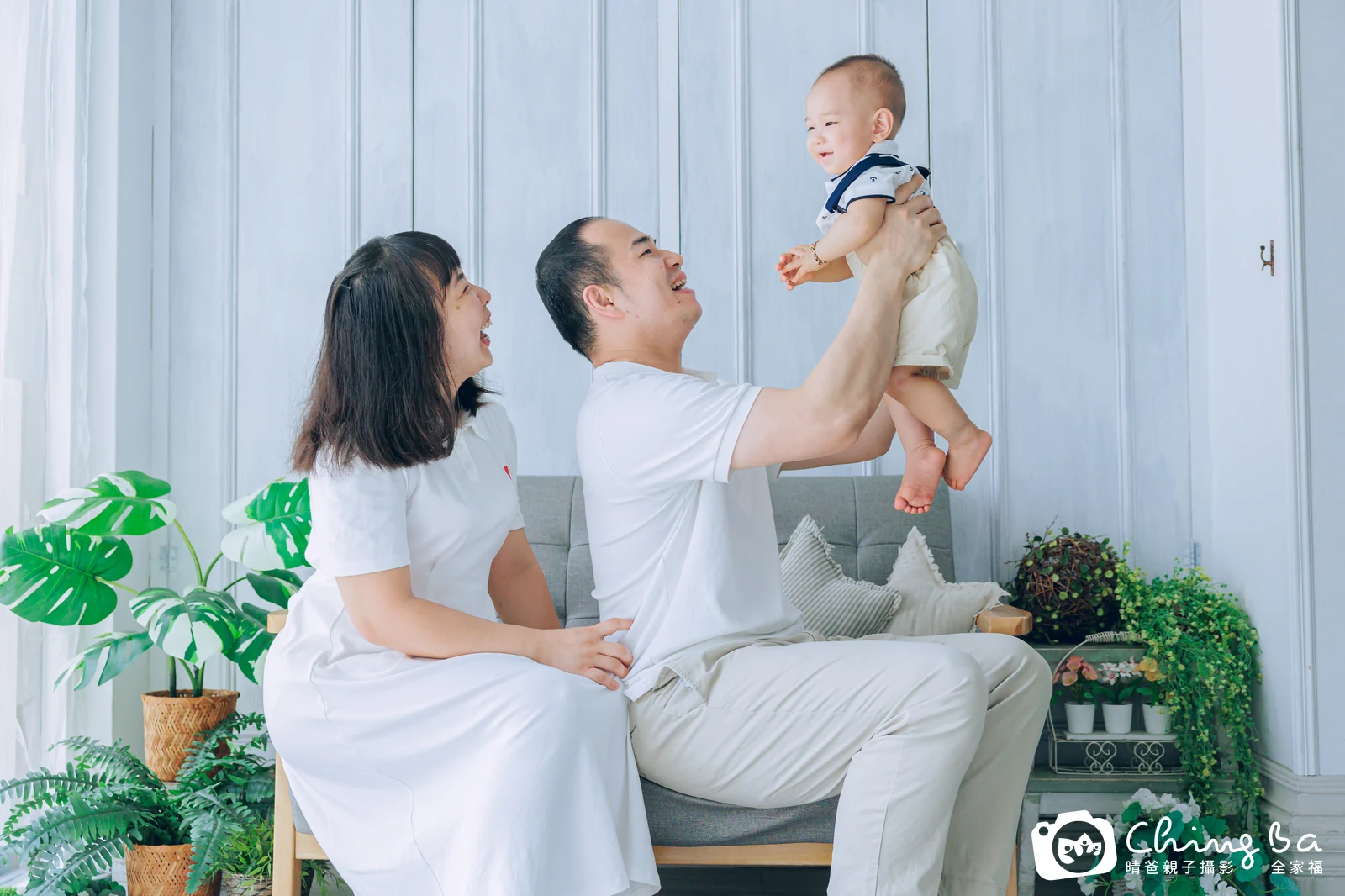 星星 1 歲寶貝 台中小家庭抓周紀念照｜晴爸親子攝影