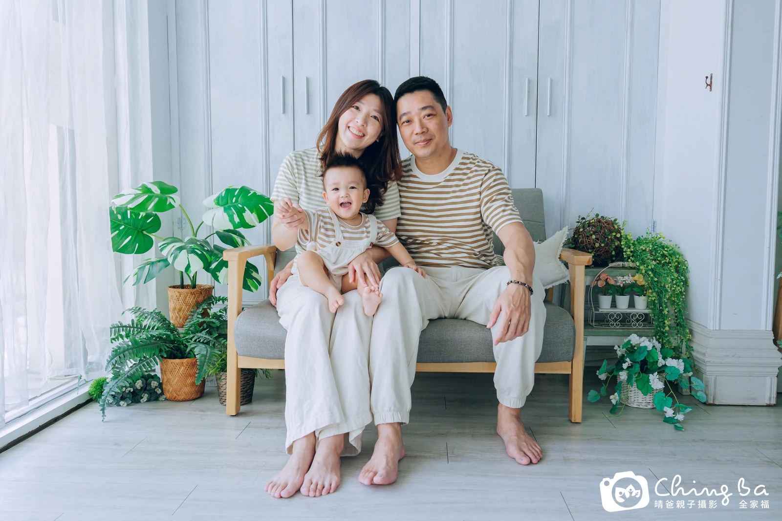 竣竣 1 歲寶貝 台中小家庭抓周紀念照｜晴爸親子攝影