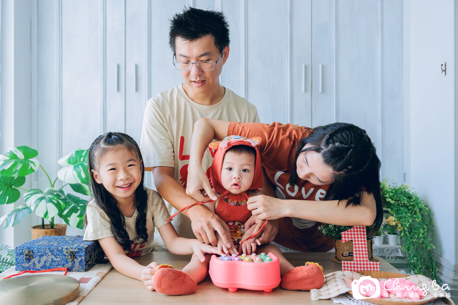 隆隆的抓周時光——晴爸親子攝影