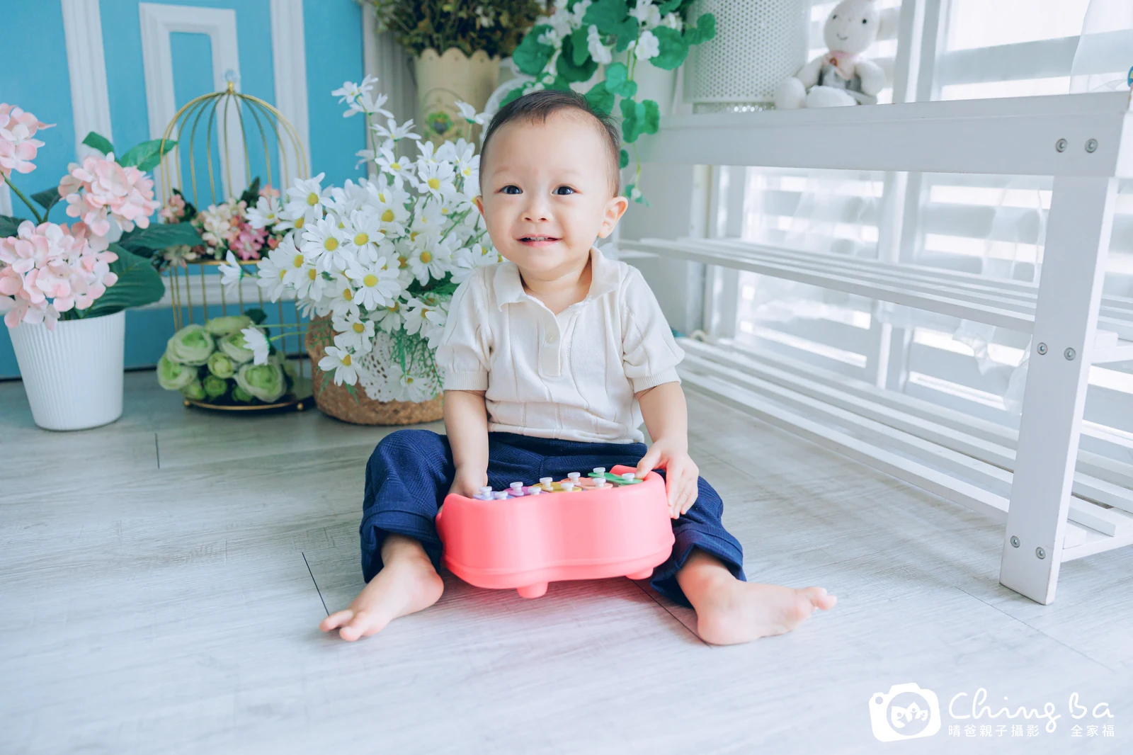 小Bo的抓周時光——晴爸親子攝影