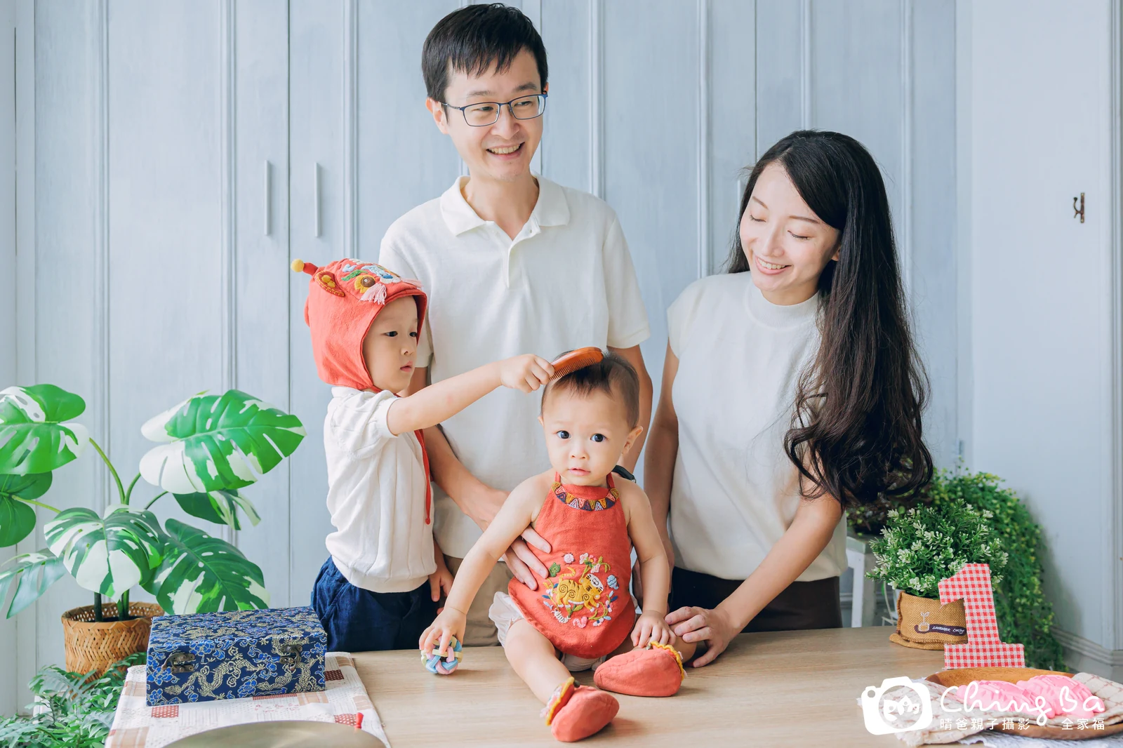 小Bo的抓周時光——晴爸親子攝影