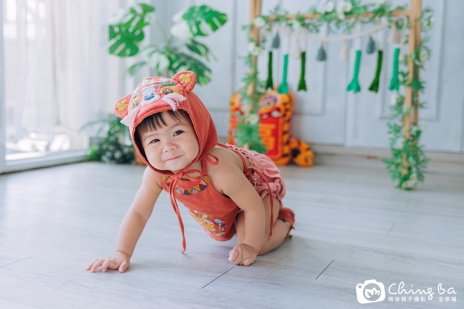 妹妹的台中小家庭抓周拍攝現場