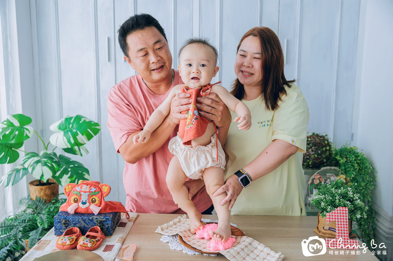 齊齊的抓周時光——晴爸親子攝影