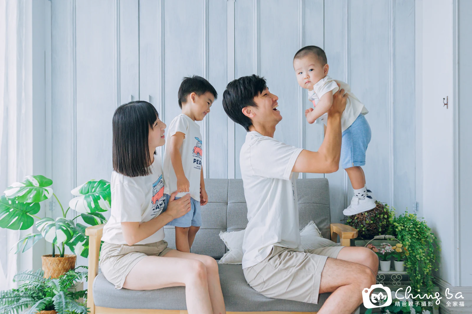 辰 1 歲寶貝 台中小家庭抓周紀念照｜晴爸親子攝影