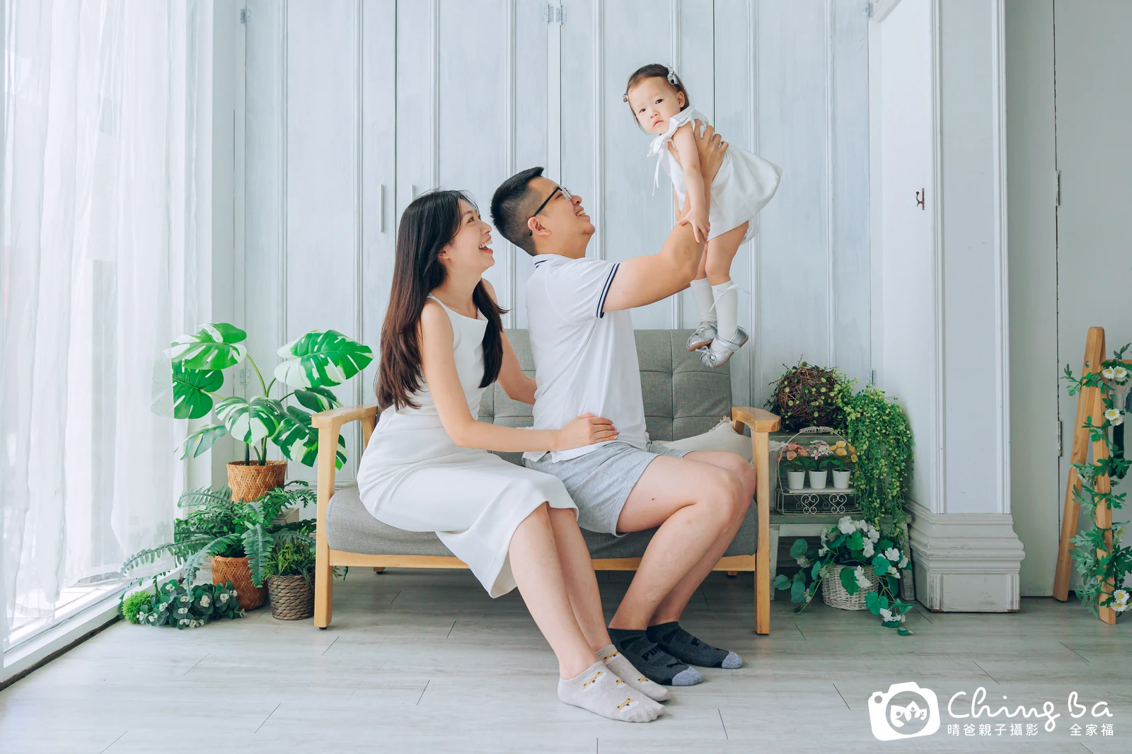 蜜寶 1 歲 5 個月寶貝 台中小家庭抓周紀念照｜晴爸親子攝影