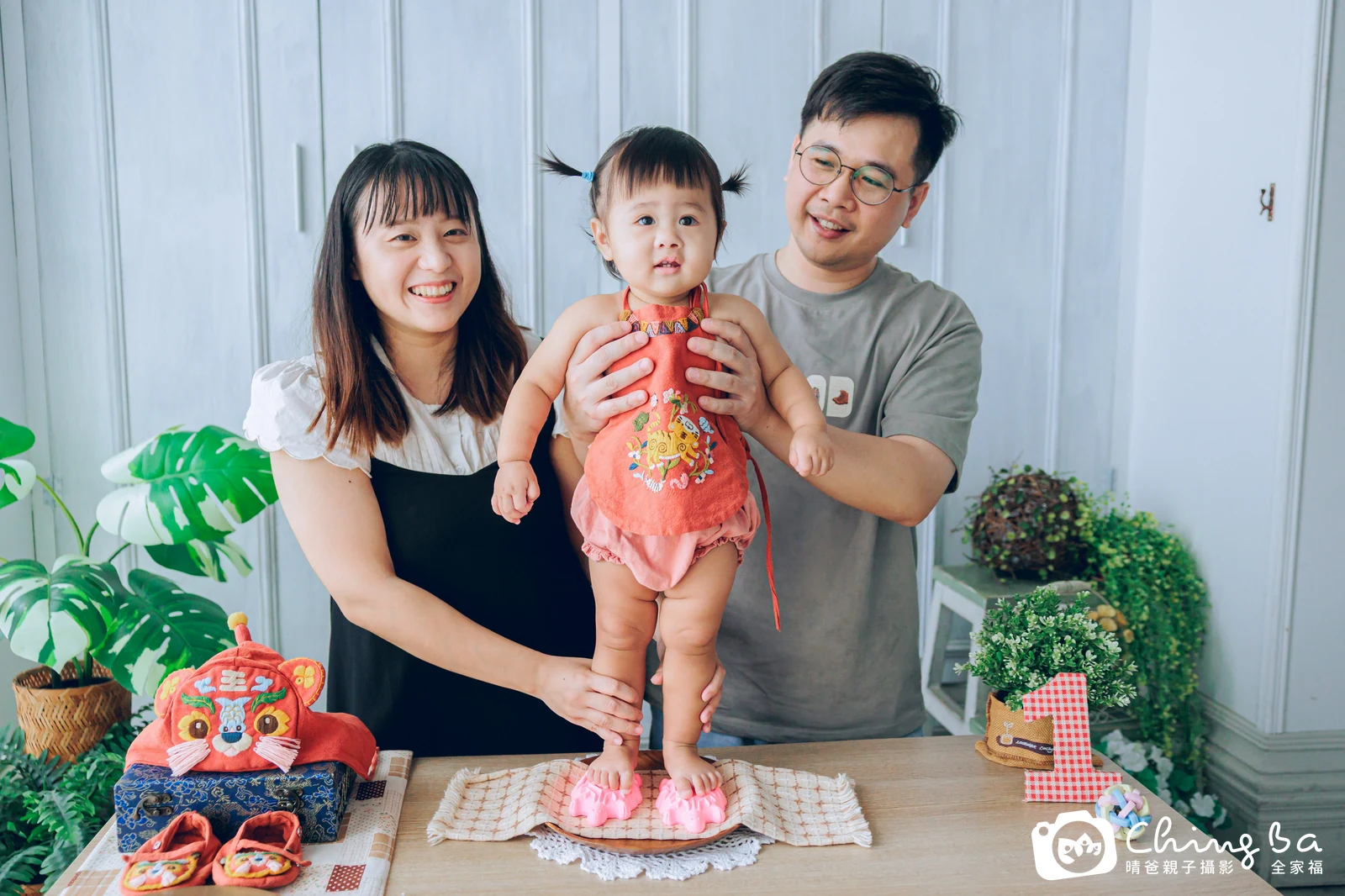 小星星周歲抓周儀式的紀錄（2025 年冬季・平日場）