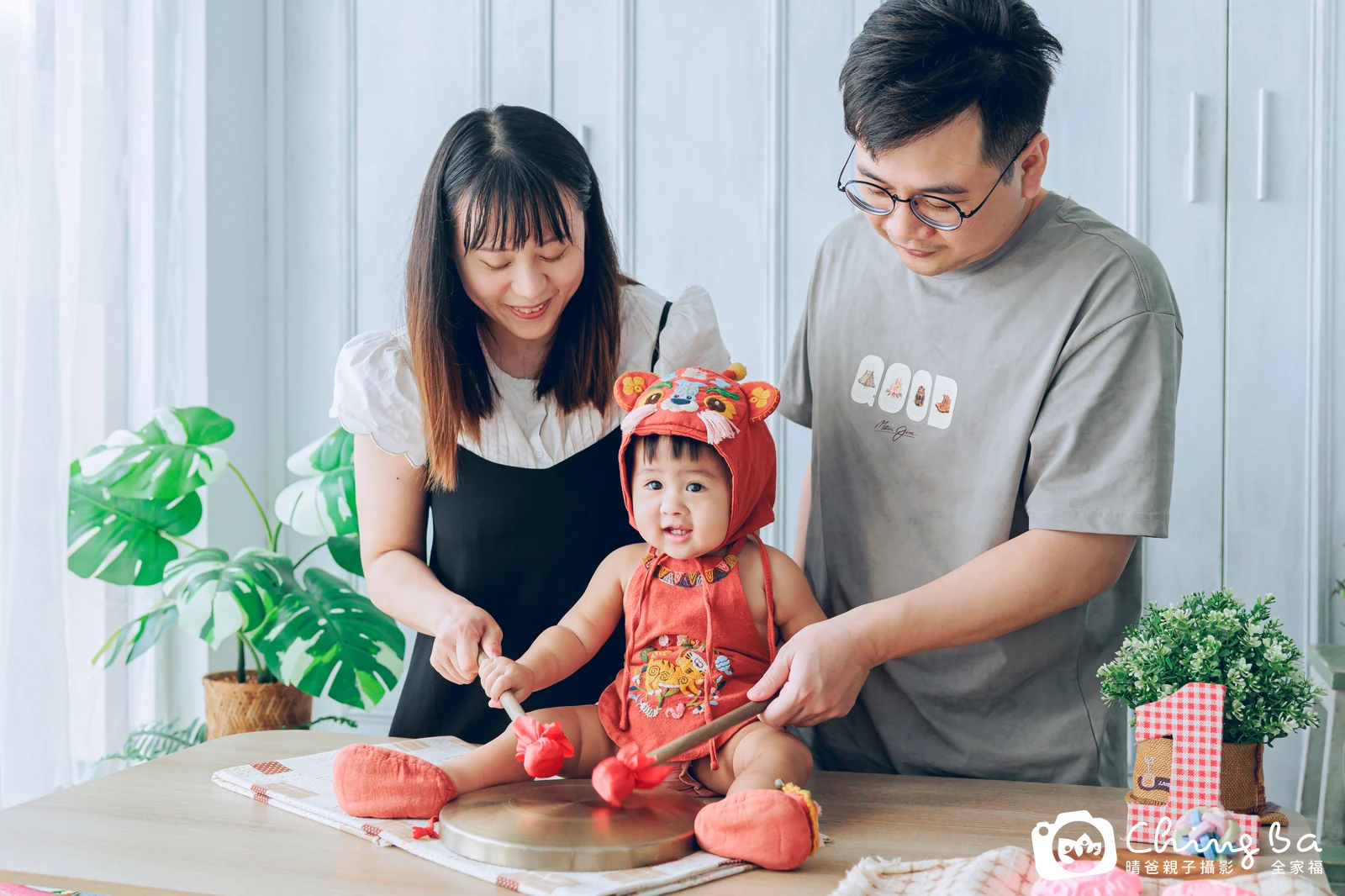 小星星的抓周時光——晴爸親子攝影