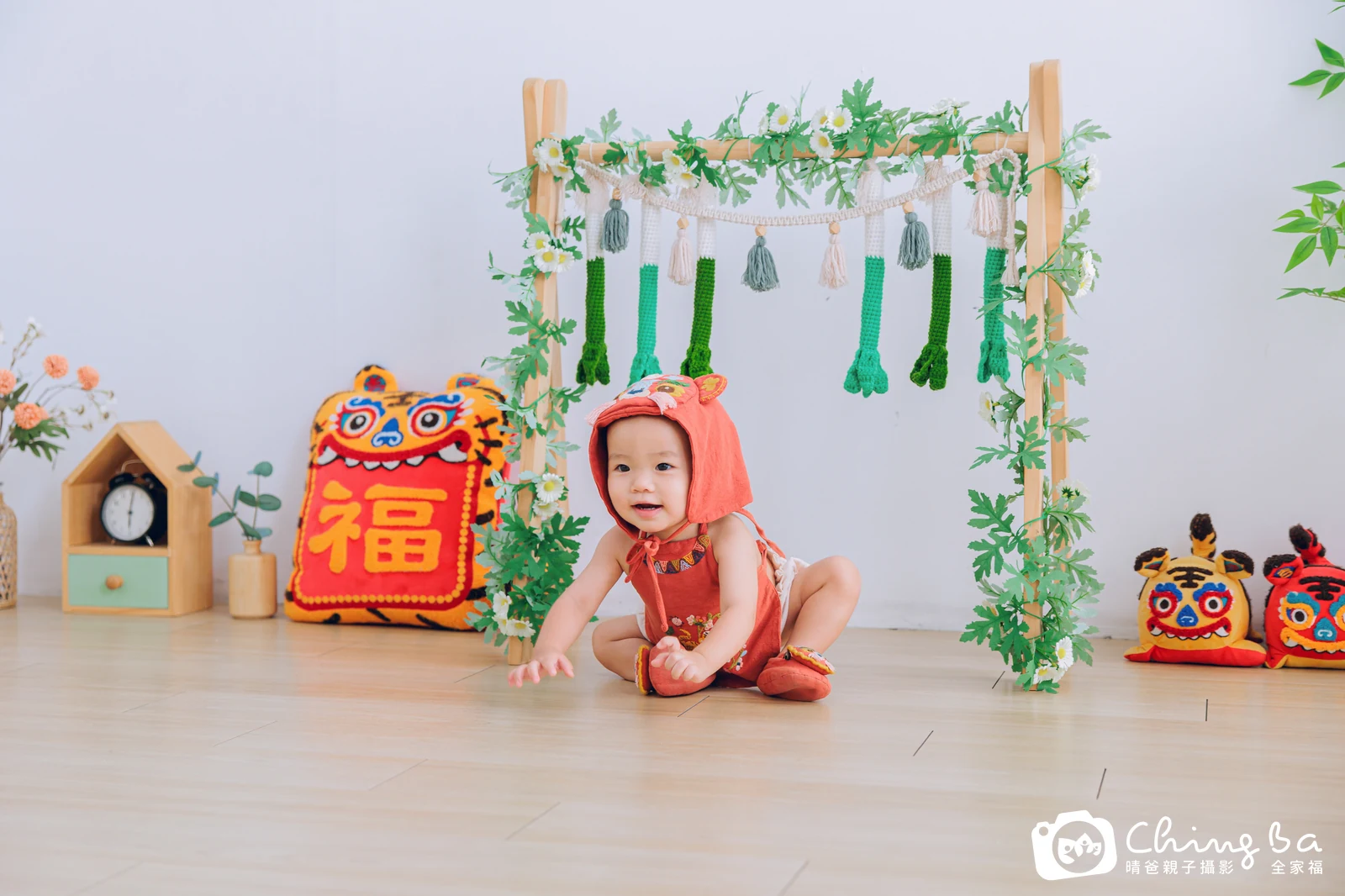 恩恩在台中拍小家庭抓周的珍貴一刻