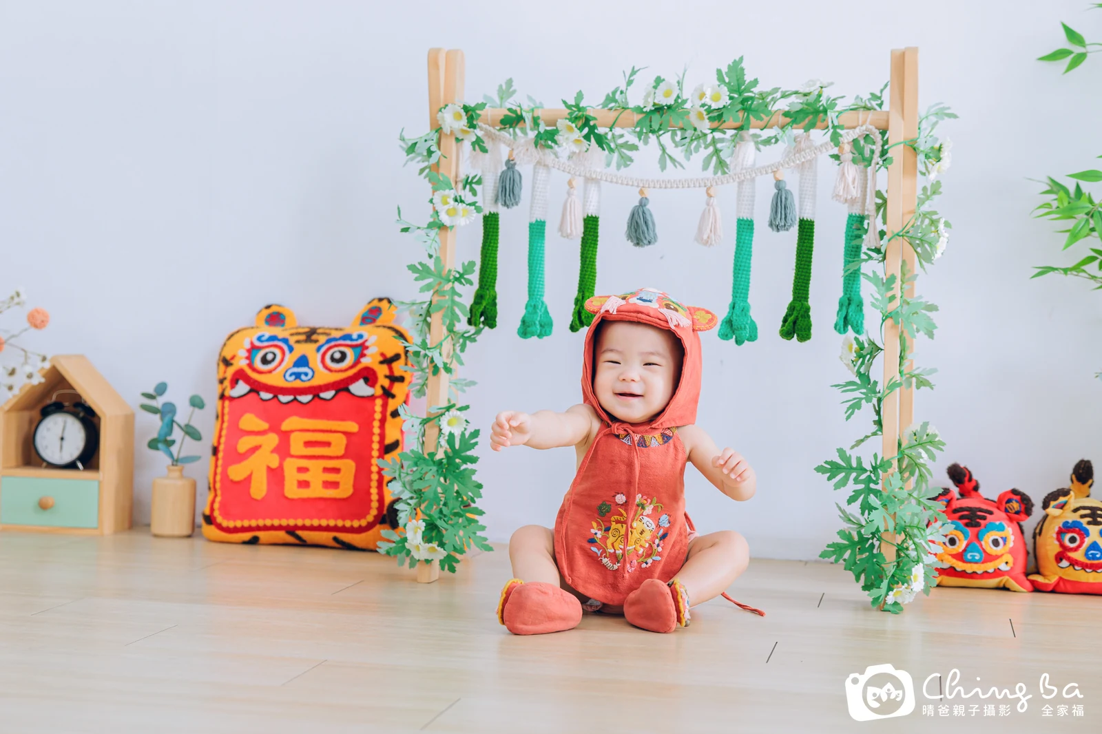 米漿的抓周時光——晴爸親子攝影