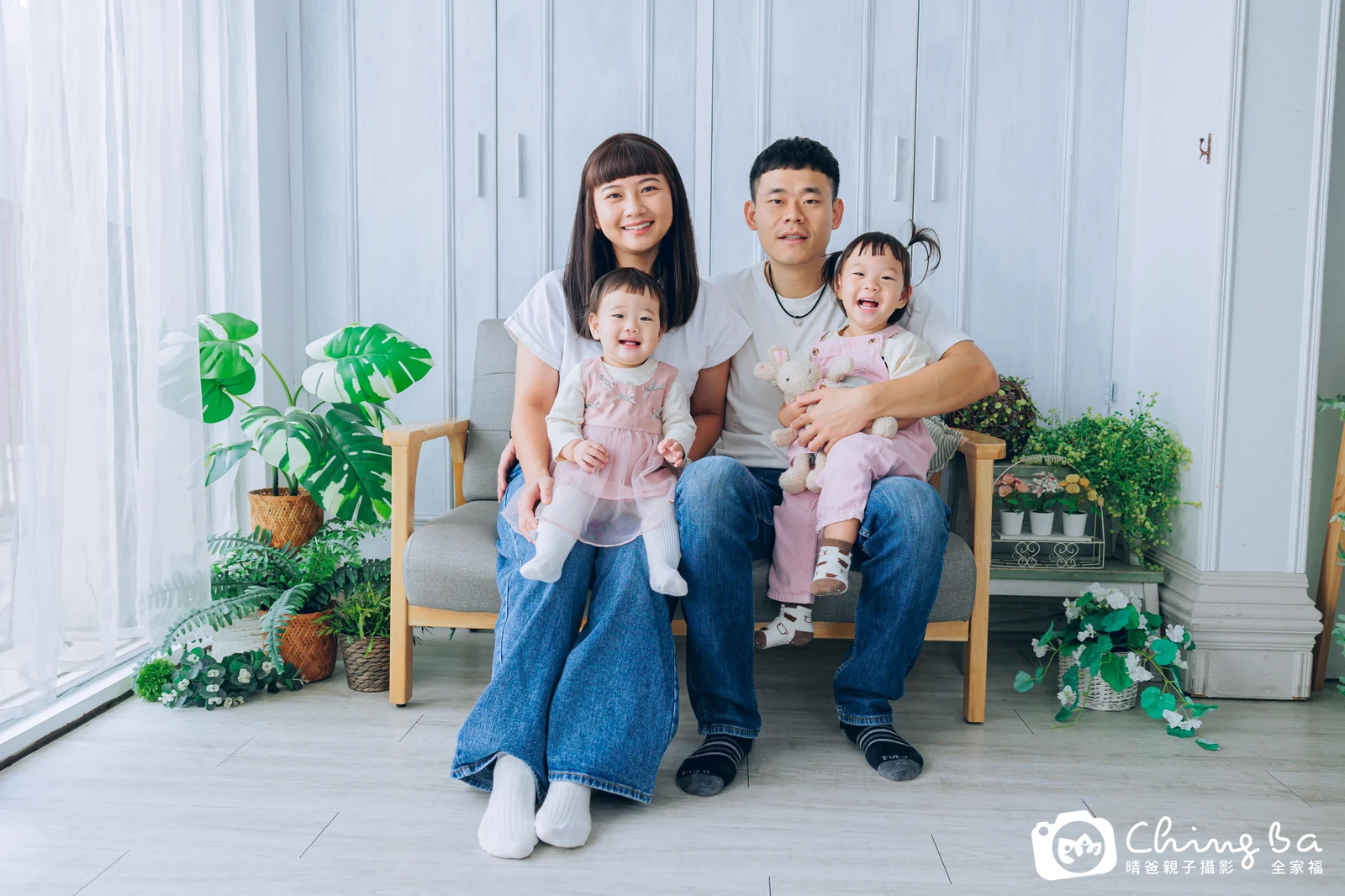 妹妹的台中小家庭抓周拍攝現場