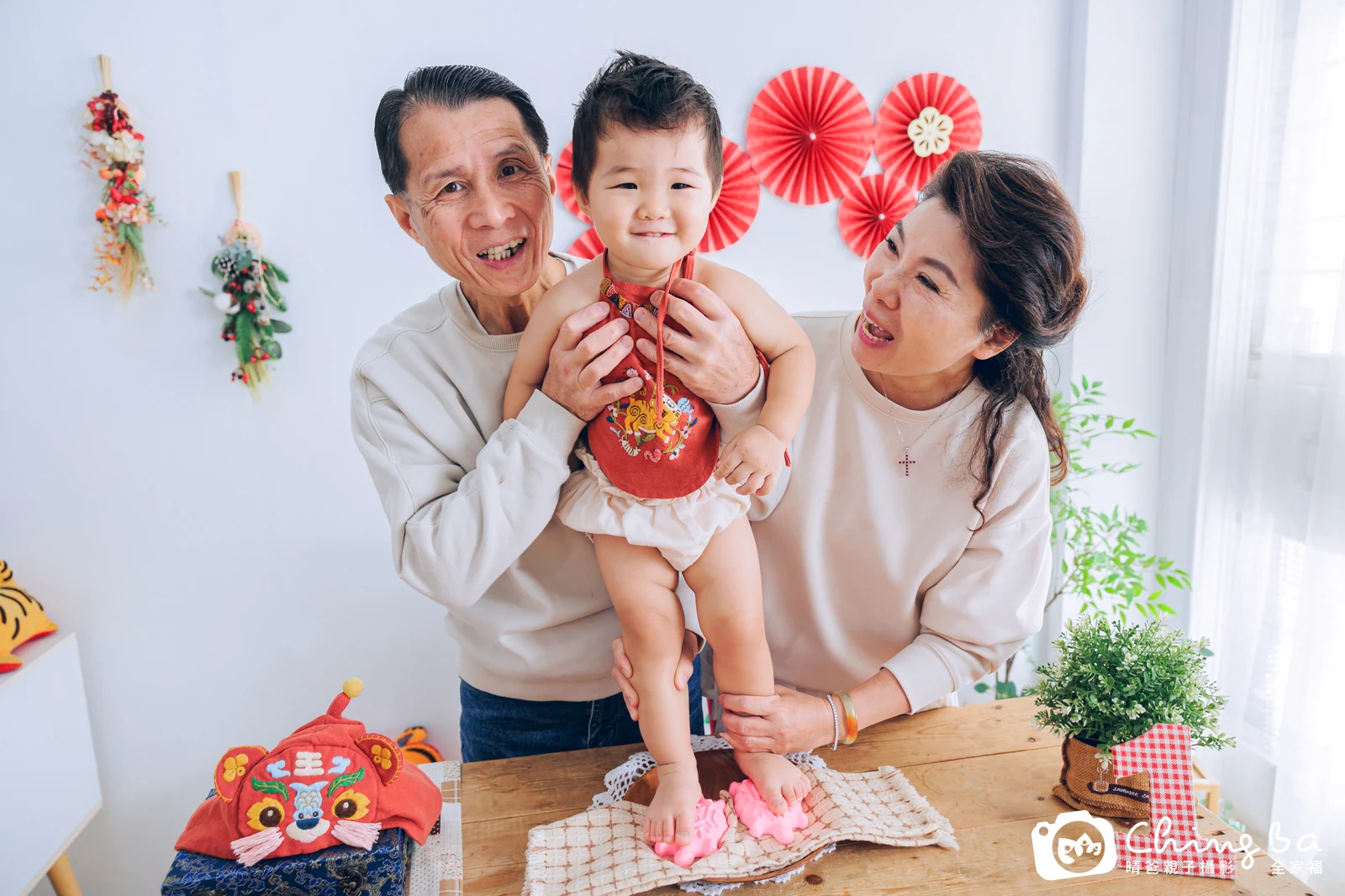 Teddy周歲抓周儀式的紀錄（2025 年冬季・平日場）