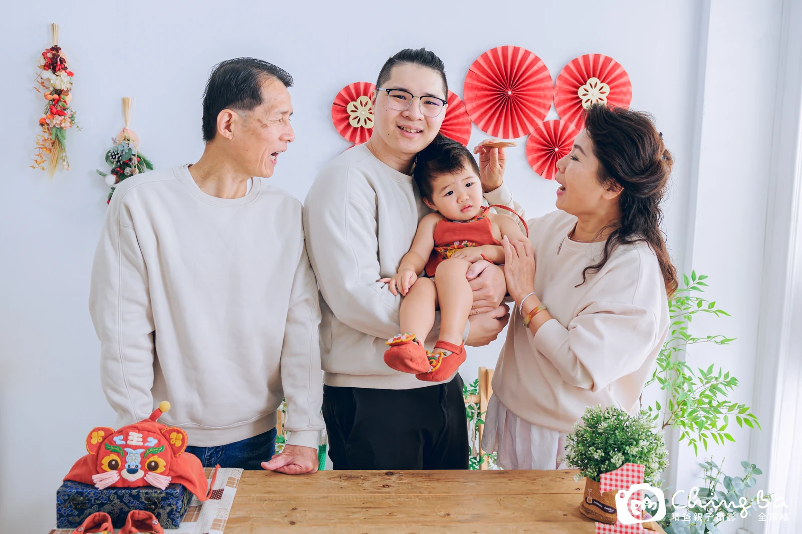 Teddy周歲抓周儀式的紀錄（2025 年冬季・平日場）