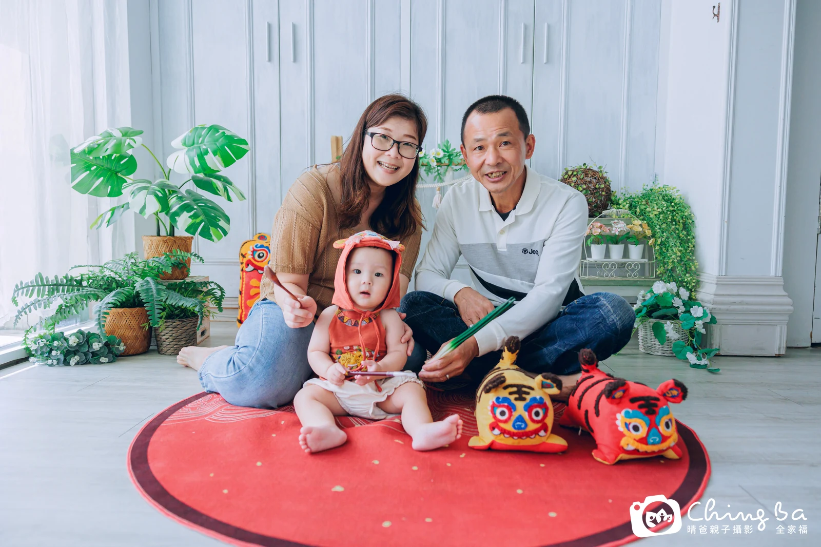 洋洋的抓周時光——晴爸親子攝影