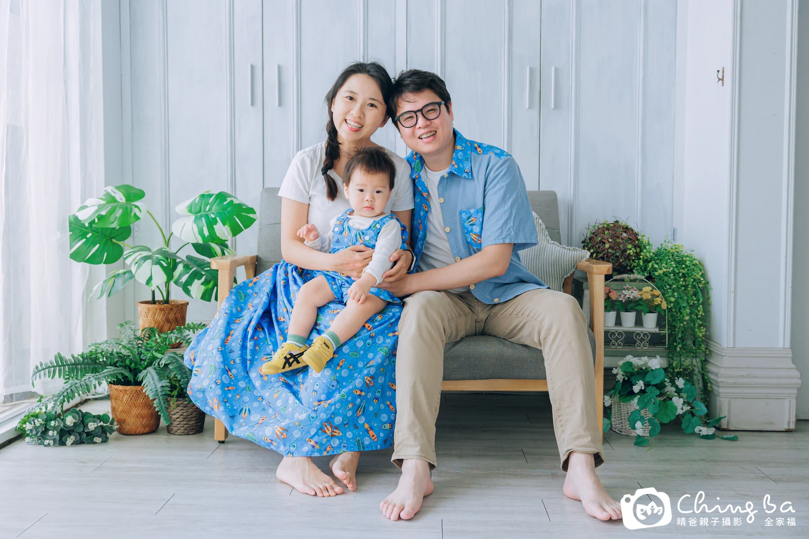 Glenn 2 歲寶貝 台中小家庭抓周紀念照｜晴爸親子攝影