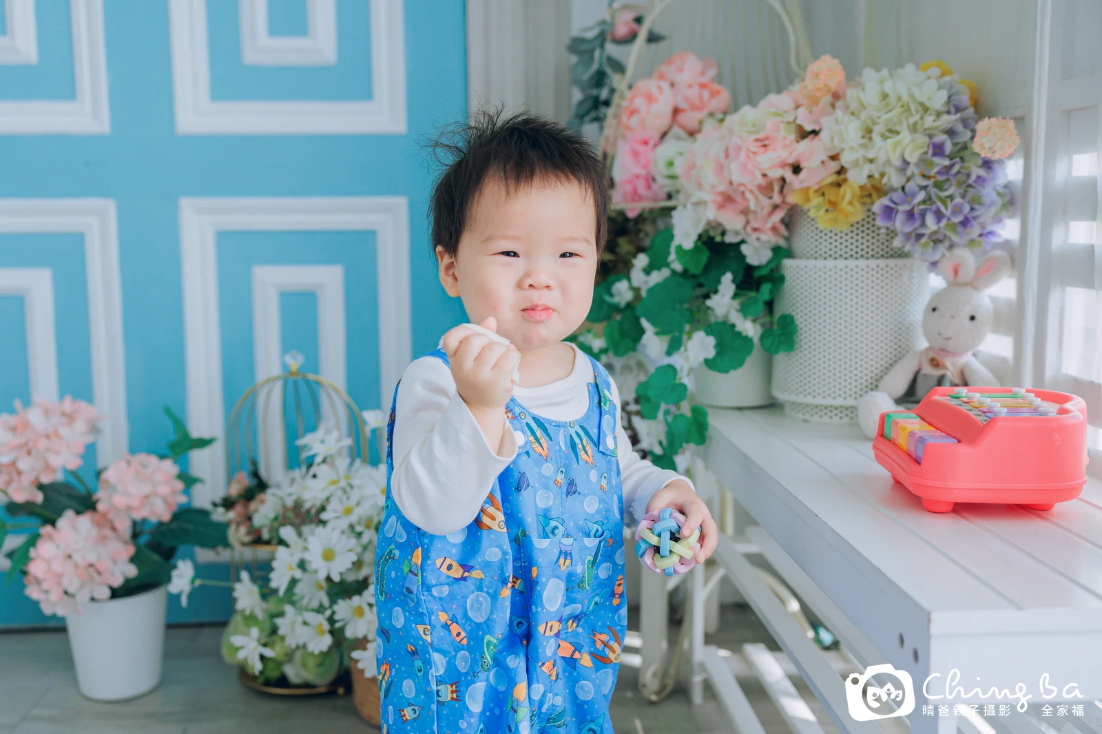 Glenn周歲抓周儀式的紀錄（2025 年冬季・假日場）