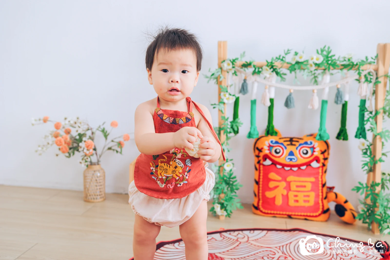 Glenn在台中拍小家庭抓周的珍貴一刻
