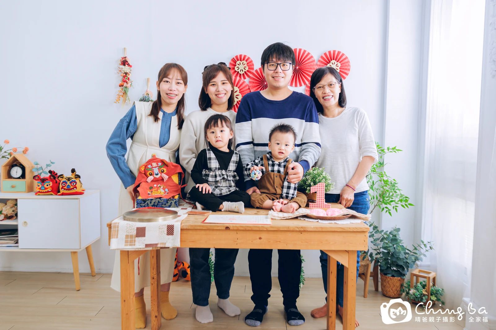 小淏淏寶貝滿周歲抓周