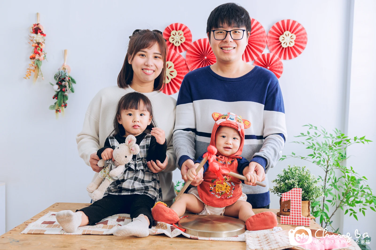 小淏淏的抓周時光——晴爸親子攝影