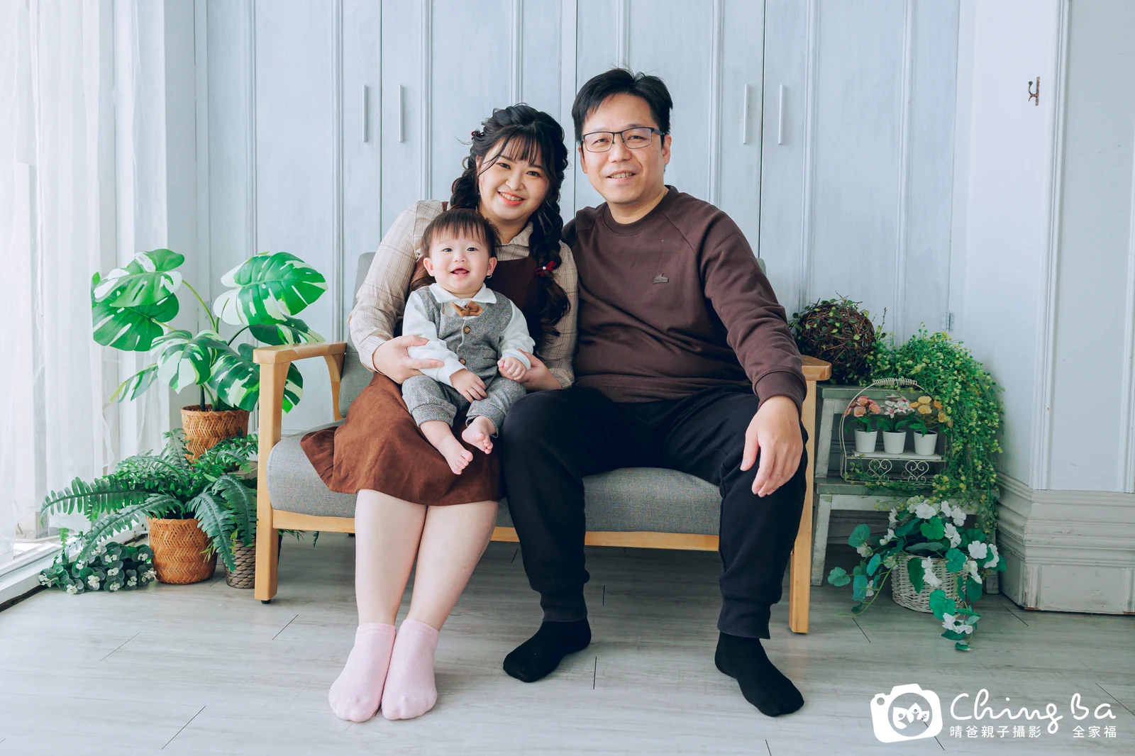 弟弟的台中小家庭抓周拍攝現場