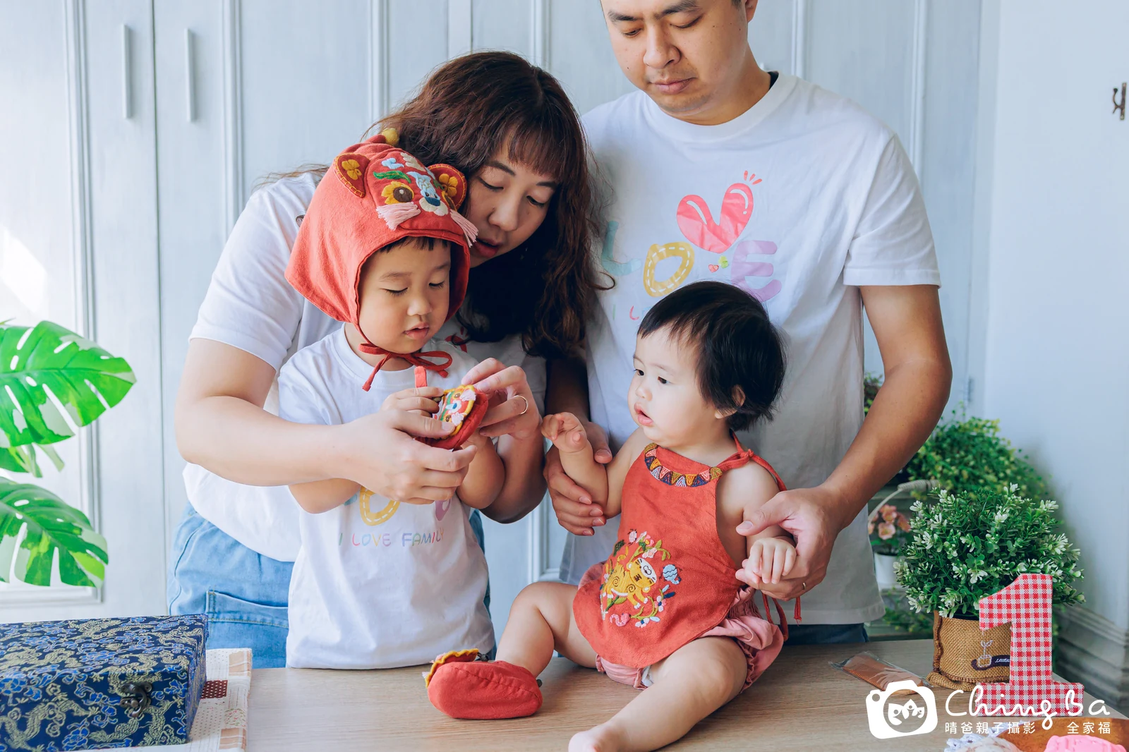 妍妍的抓周時光——晴爸親子攝影