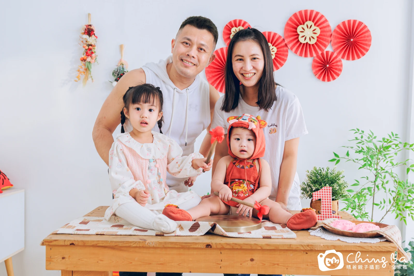 沐沐的抓周時光——晴爸親子攝影