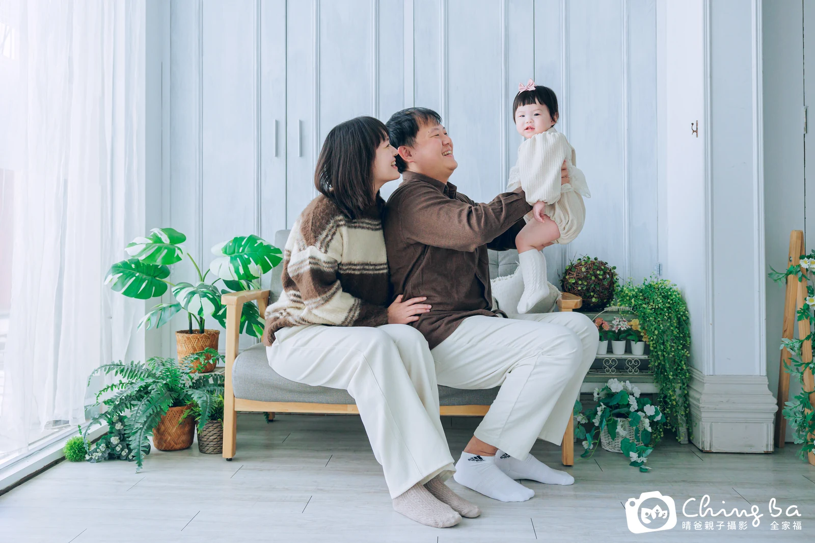 多多 1 歲 1 個月寶貝 台中小家庭抓周紀念照｜晴爸親子攝影