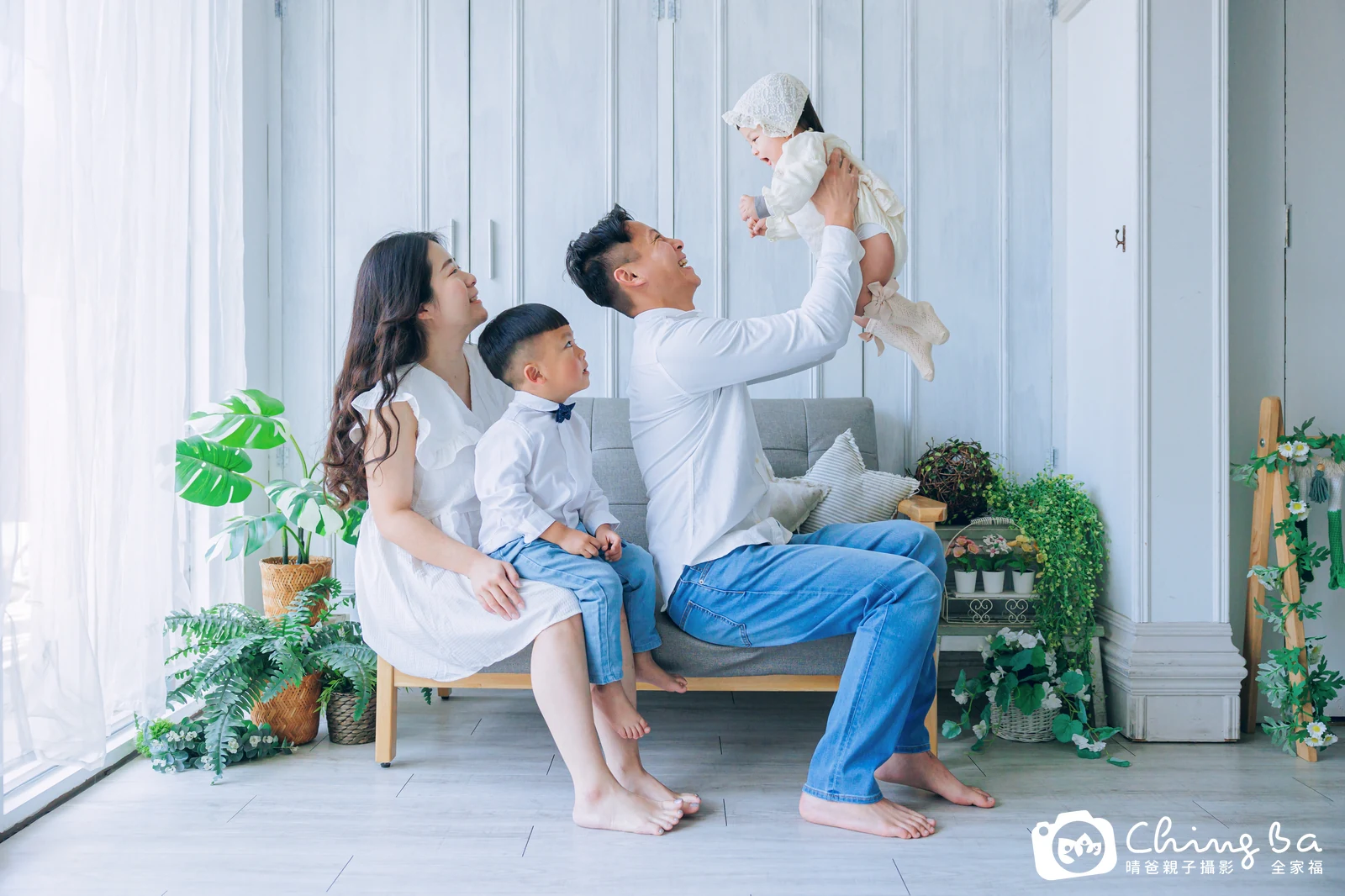 安安 1 歲寶貝 台中小家庭抓周紀念照｜晴爸親子攝影