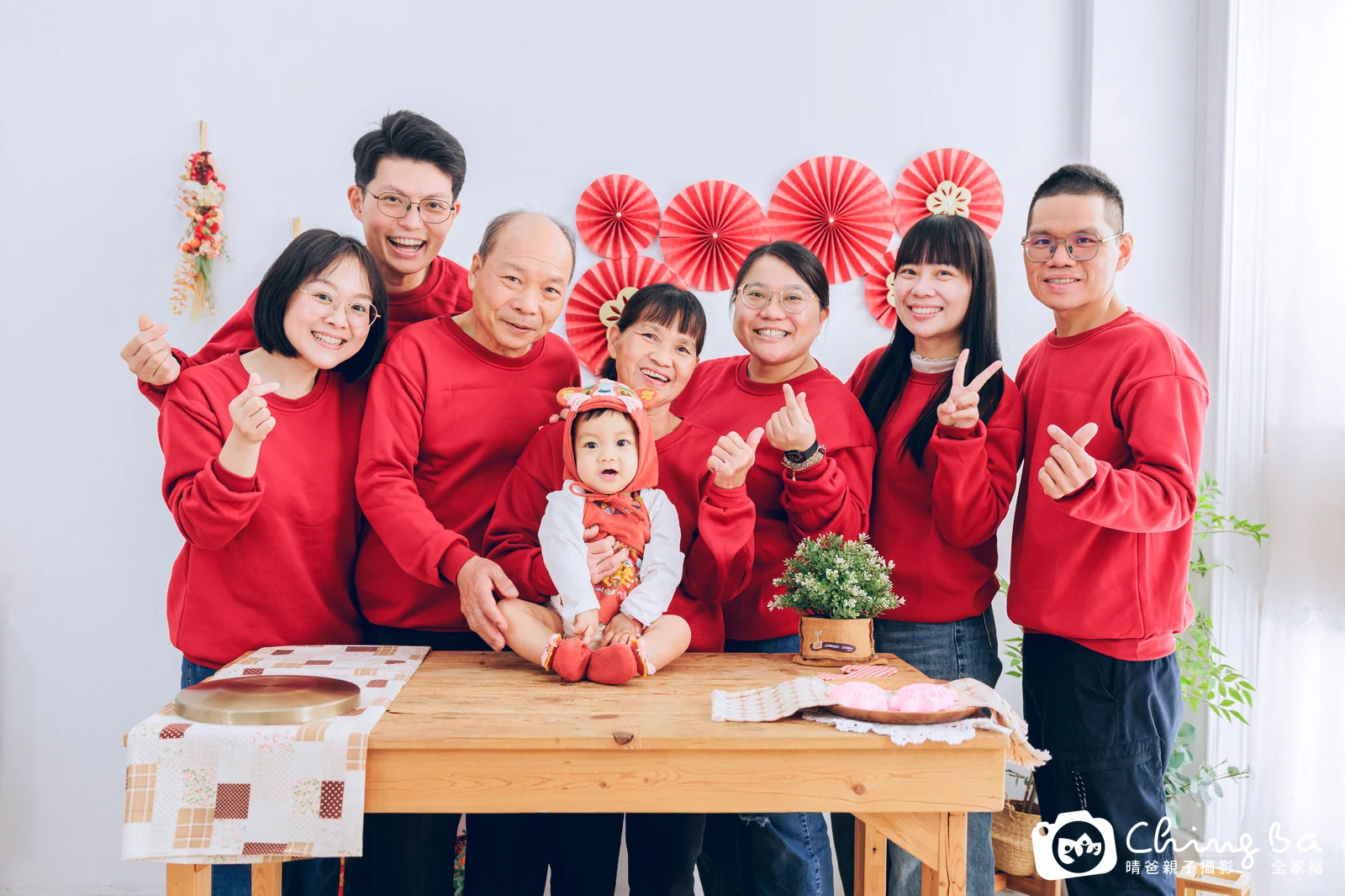 睿睿在台中拍小家庭抓周的珍貴一刻