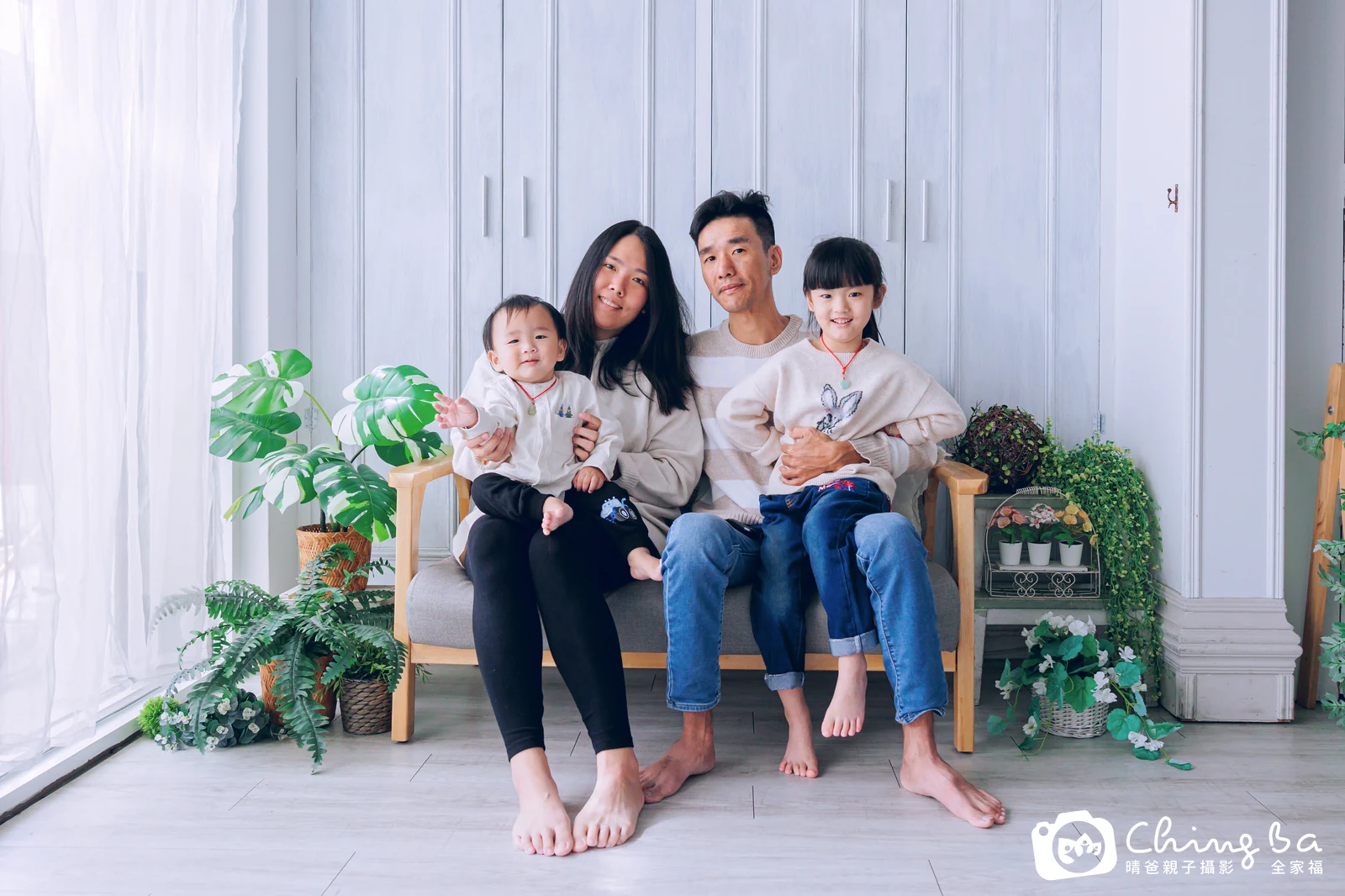 晨 1 歲寶貝 台中小家庭抓周紀念照｜晴爸親子攝影