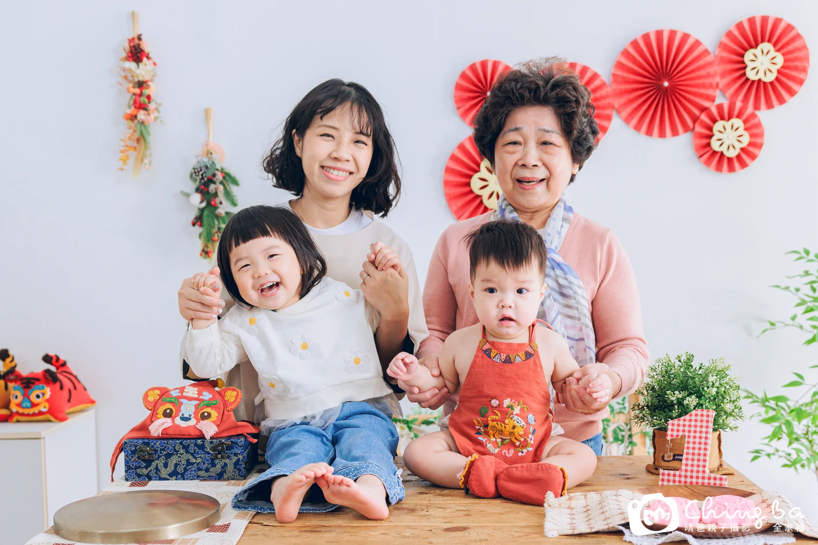 嵐周歲抓周儀式的紀錄（2026 年春季・假日場）