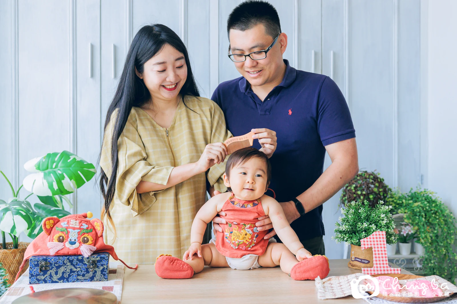 Saku的抓周時光——晴爸親子攝影
