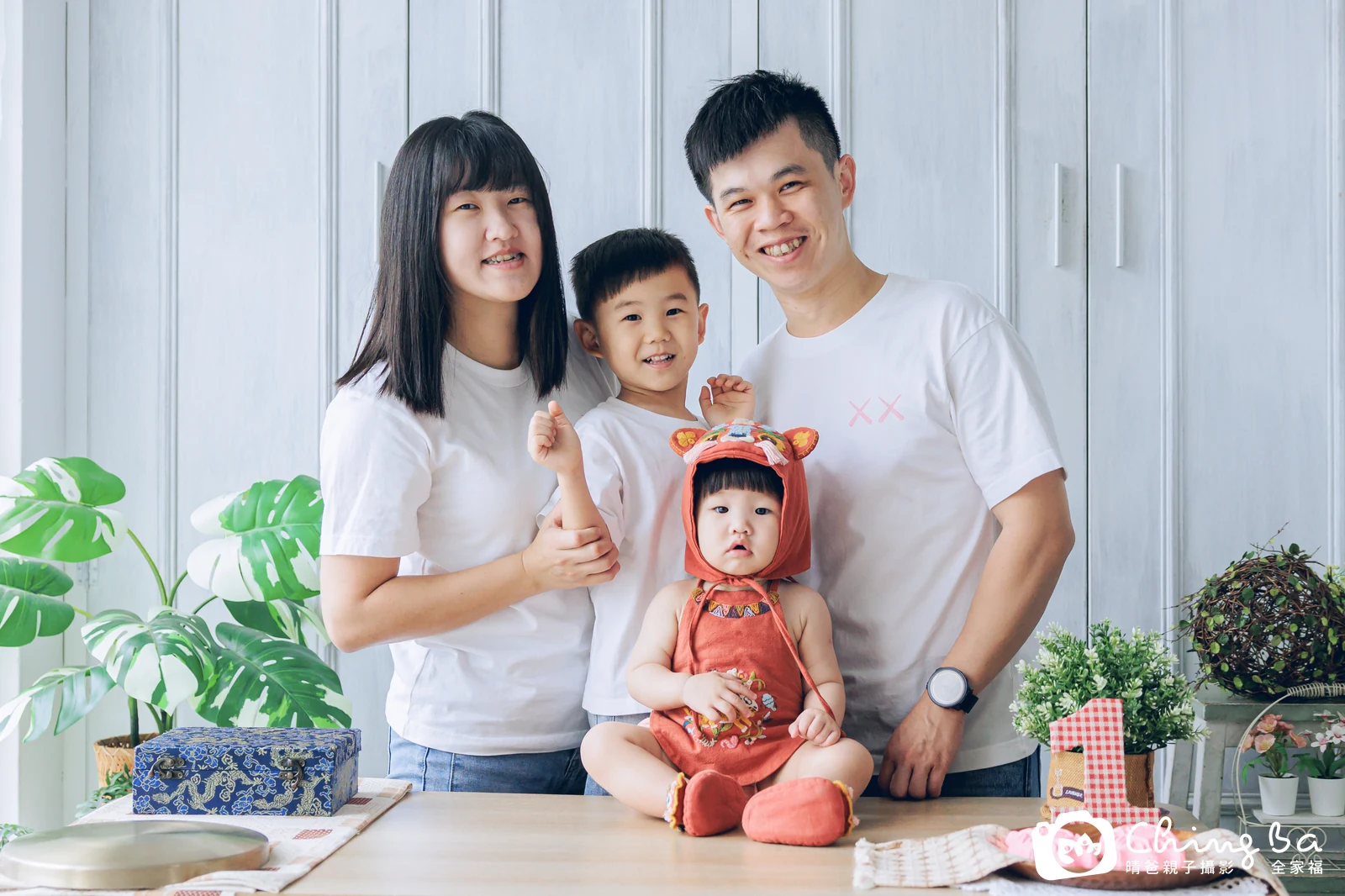小泡芙的抓周時光——晴爸親子攝影